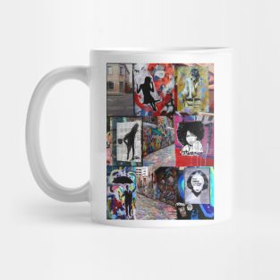 Melbourne street postcard Mug